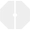 Ekena Millwork Logan Architectural Grde PVC Contemporary Ceiling Medallion, Two Piece, 28"OD x 3"ID x 9 3/4"C x 1"P CMP28LG2-03000 - alternate 3